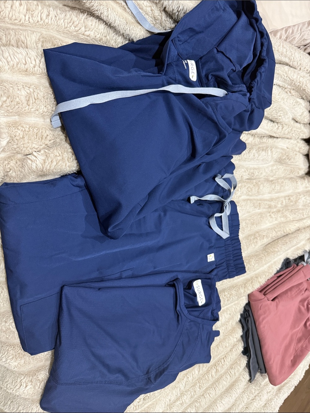 Women's Navy resurge three piece set